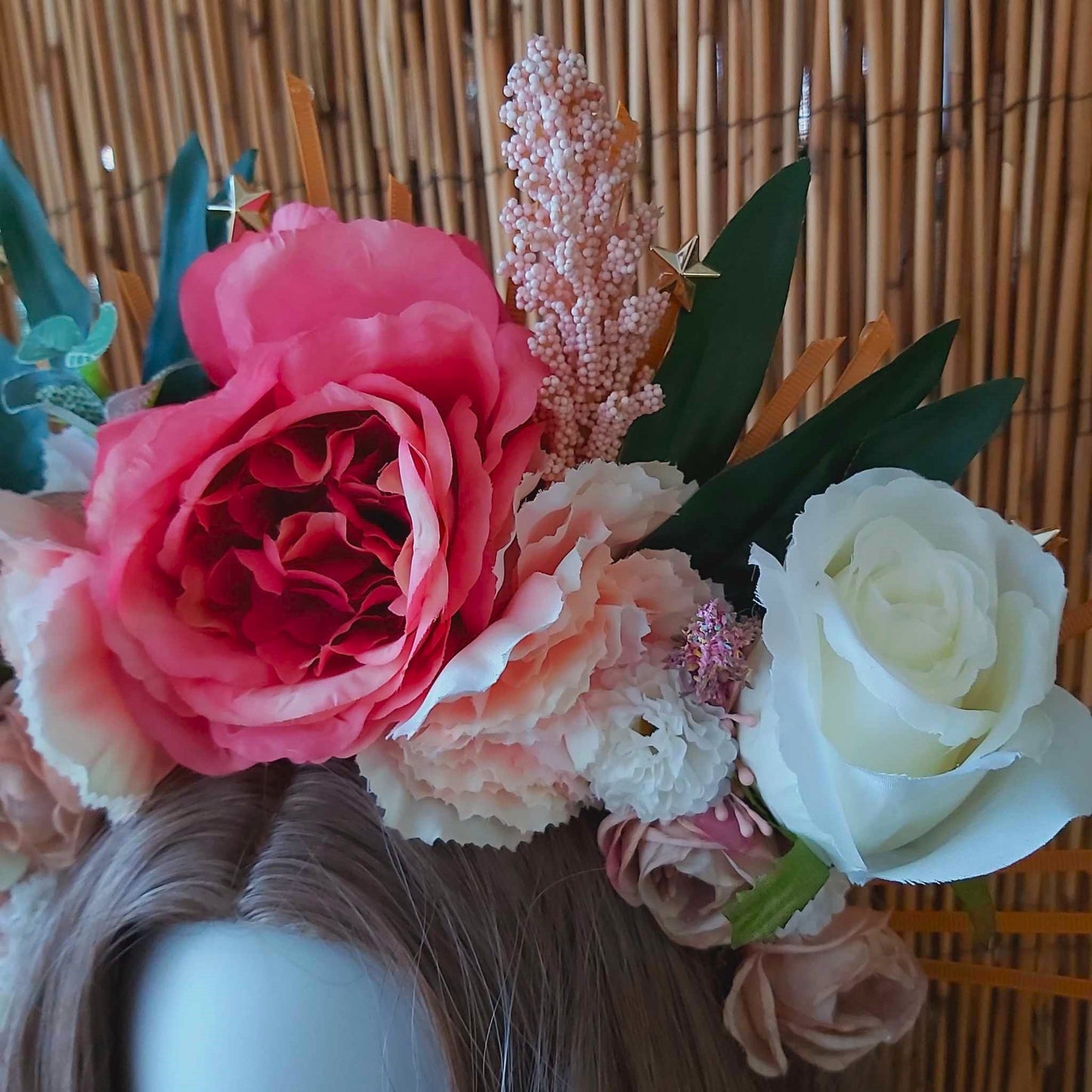 Luxury Handmade Pink Flower Headband/Headpiece