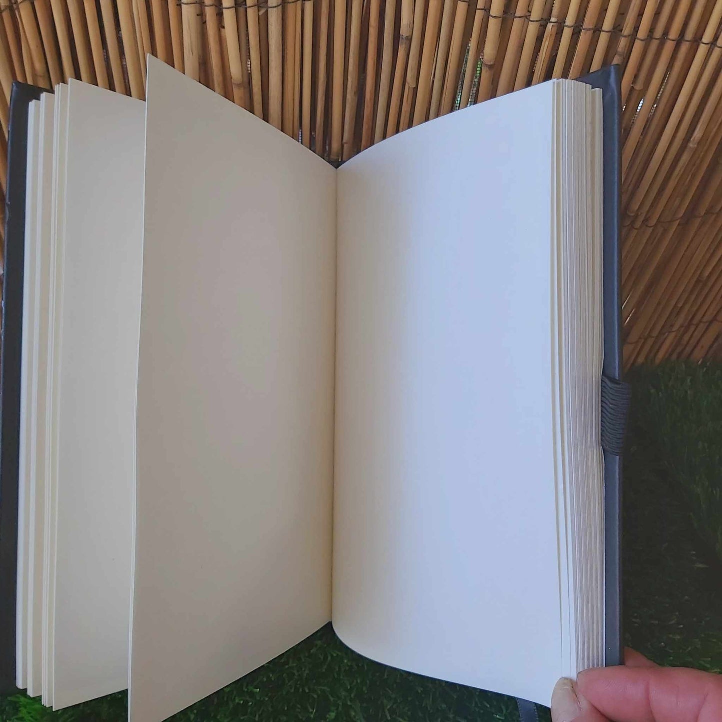 A4 Handmade Crystal Journal Diary Notebook with Rose Quartz