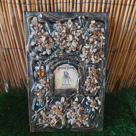 Handmade Crystal Journal Diary Notebook with Picture Jasper