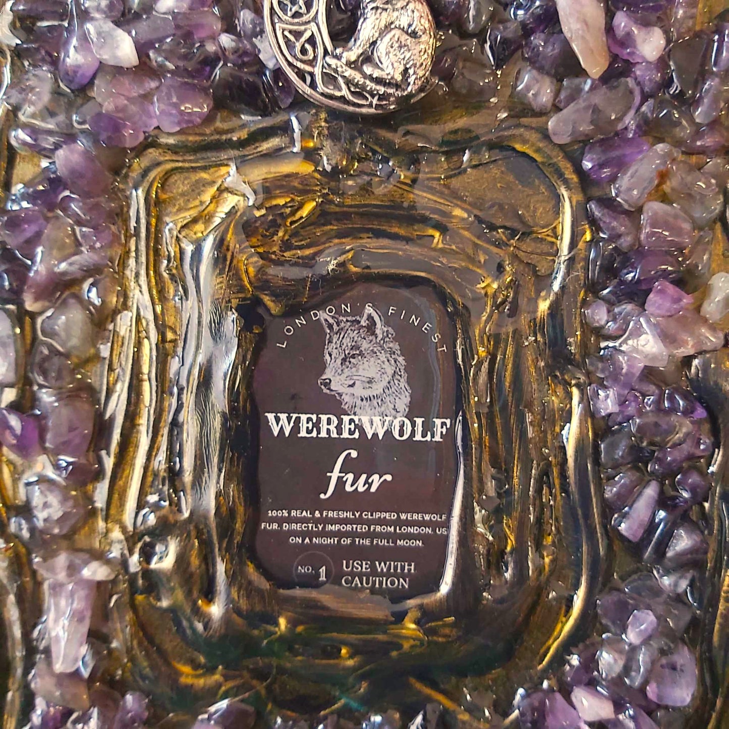 Handmade Amethyst Crystal Journal Notebook