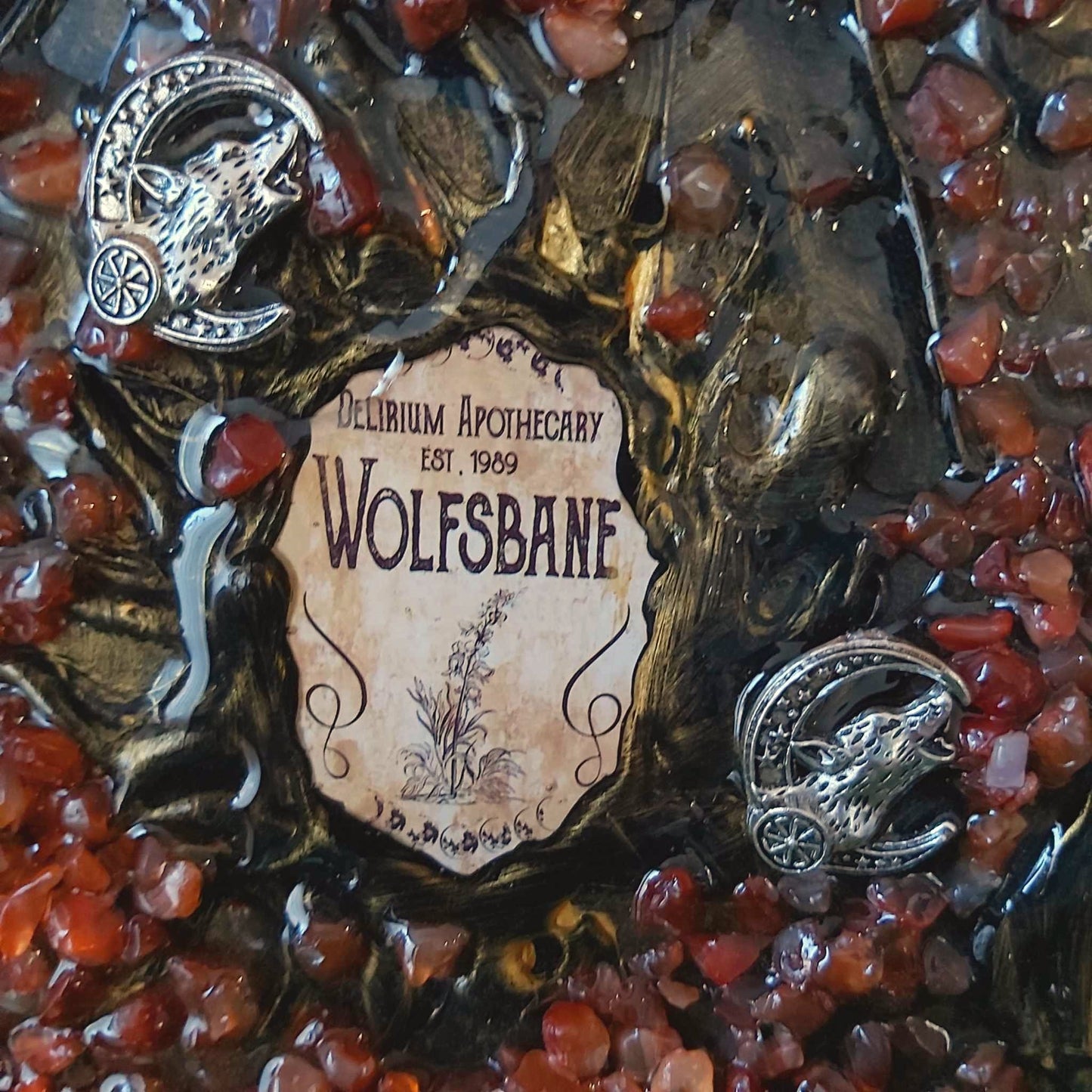 Handmade Carnelian Crystal Journal Notebook