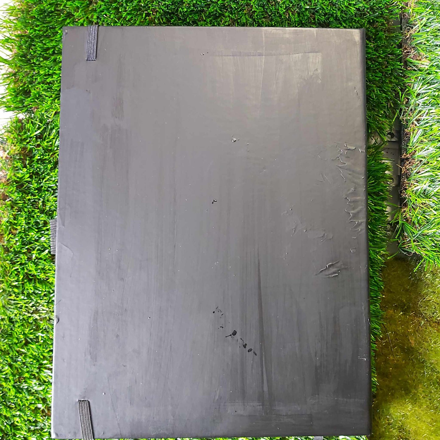 A4 Handmade Crystal Journal Diary Notebook with Moss Agate & Smokey Quartz