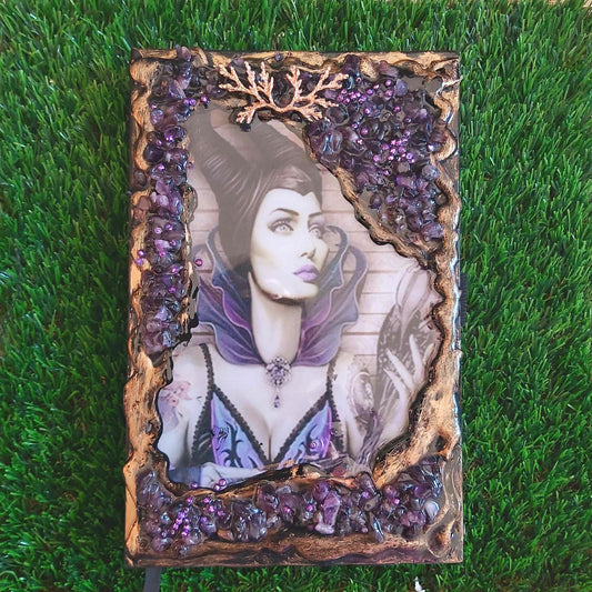 Handmade Amethyst Gemstone Journal Diary Notebook