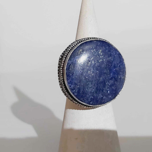 Lapis Lazuli Inner Vision Gemstone Ring US 7.5 (E1657)