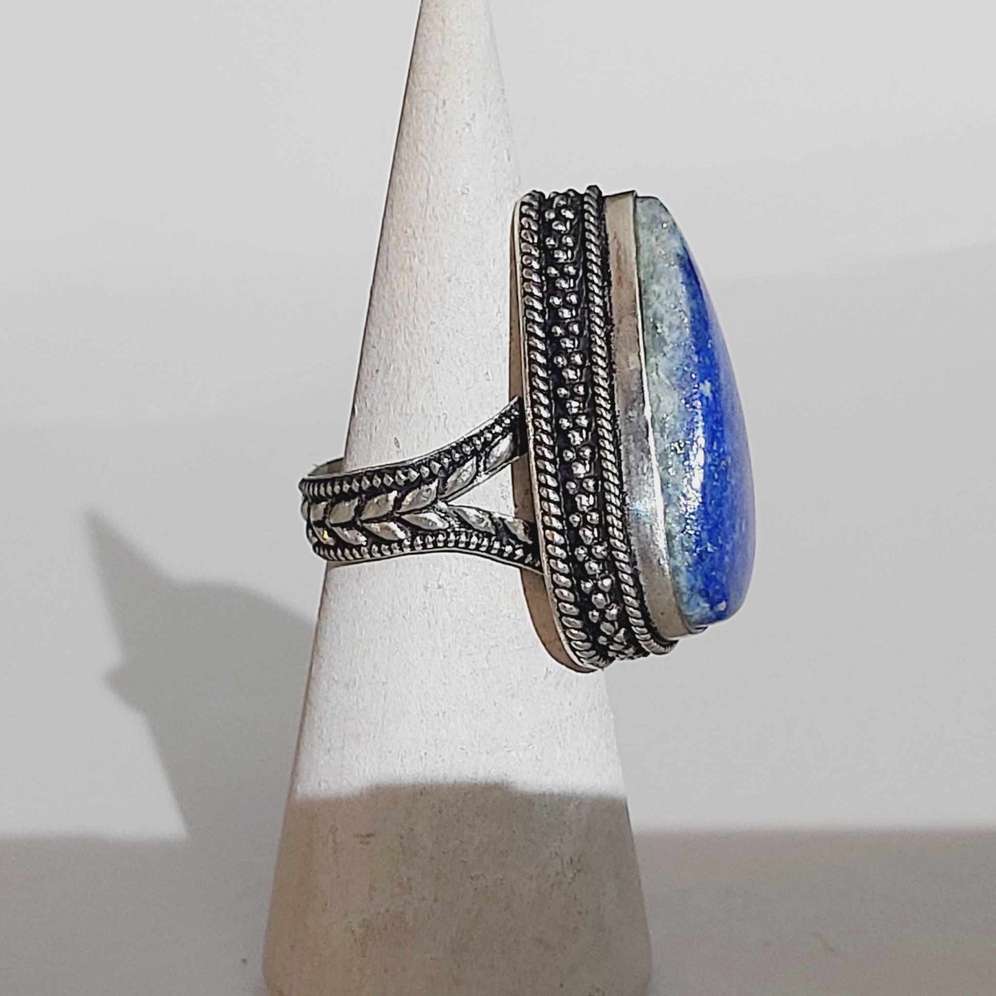 Lapis Lazuli Inner Vision Gemstone Ring US 9.5 (E1661)