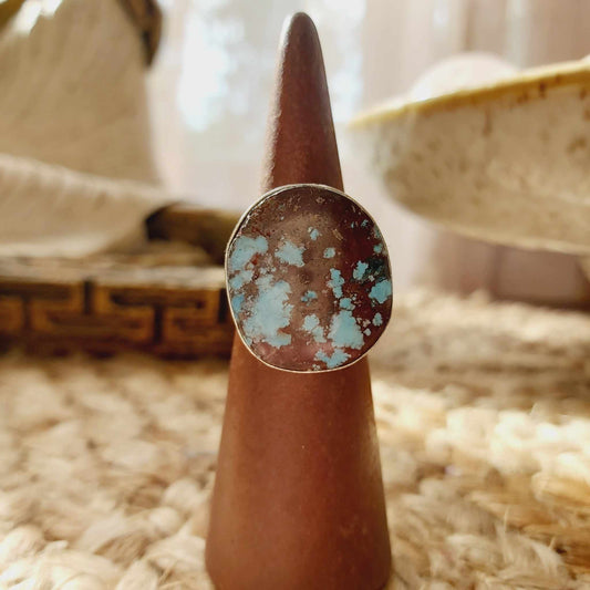 Turquoise Acceptance Gemstone Ring  Size US 7 (E2506)