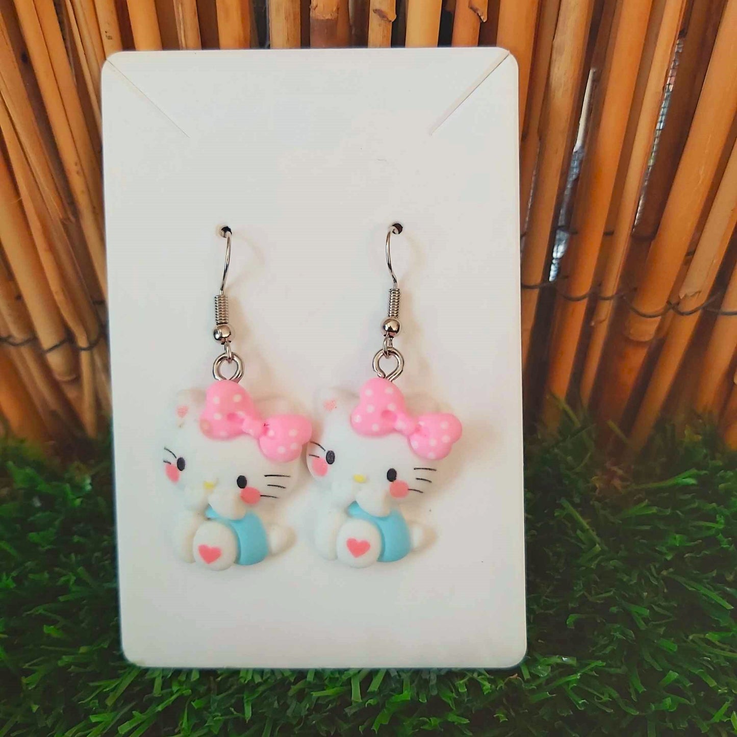 Handmade Hello Kitty Earrings