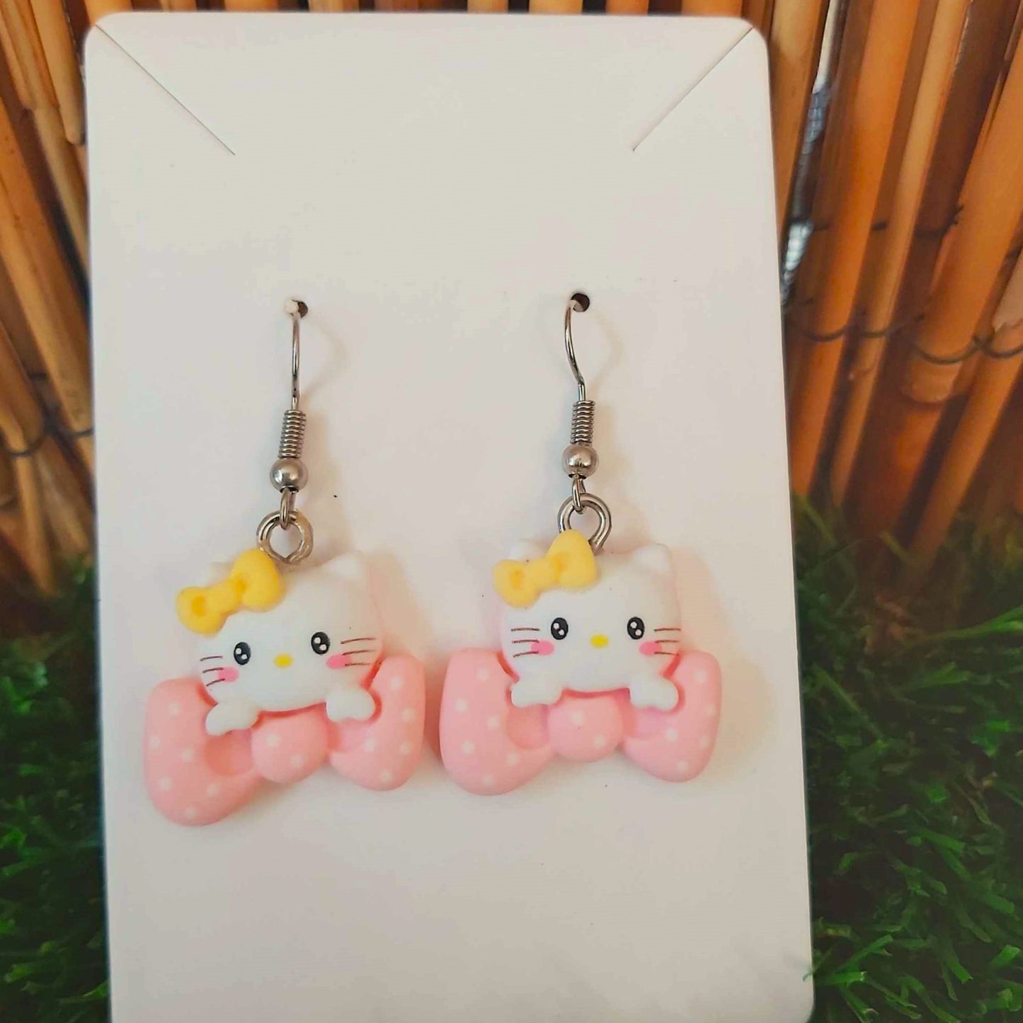 Handmade Hello Kitty Earrings
