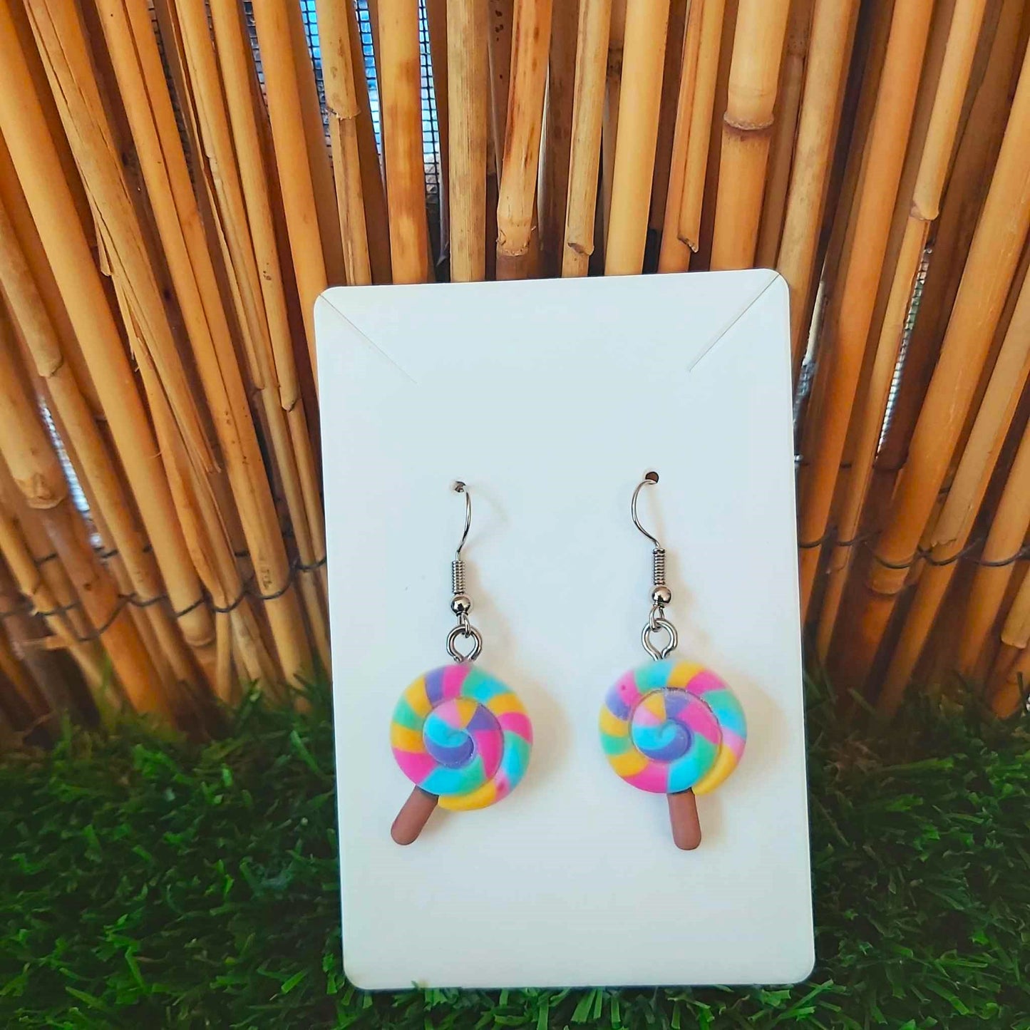 Handmade Lollipop Earrings
