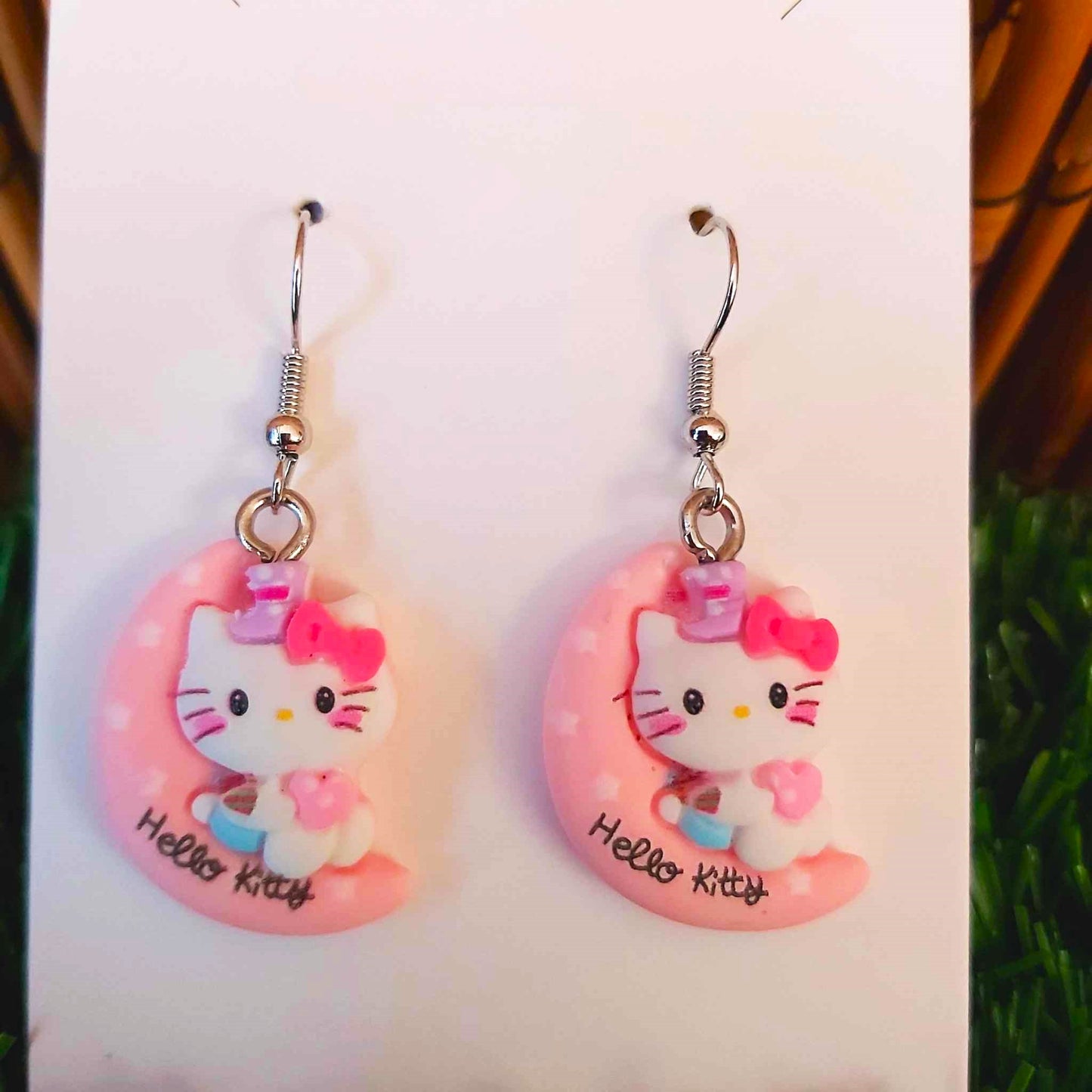 Handmade Hello Kitty Earrings