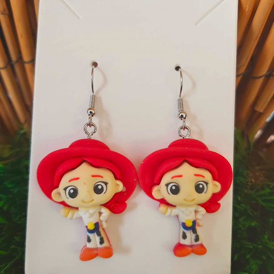 Handmade Toy Story Jessie Earrings