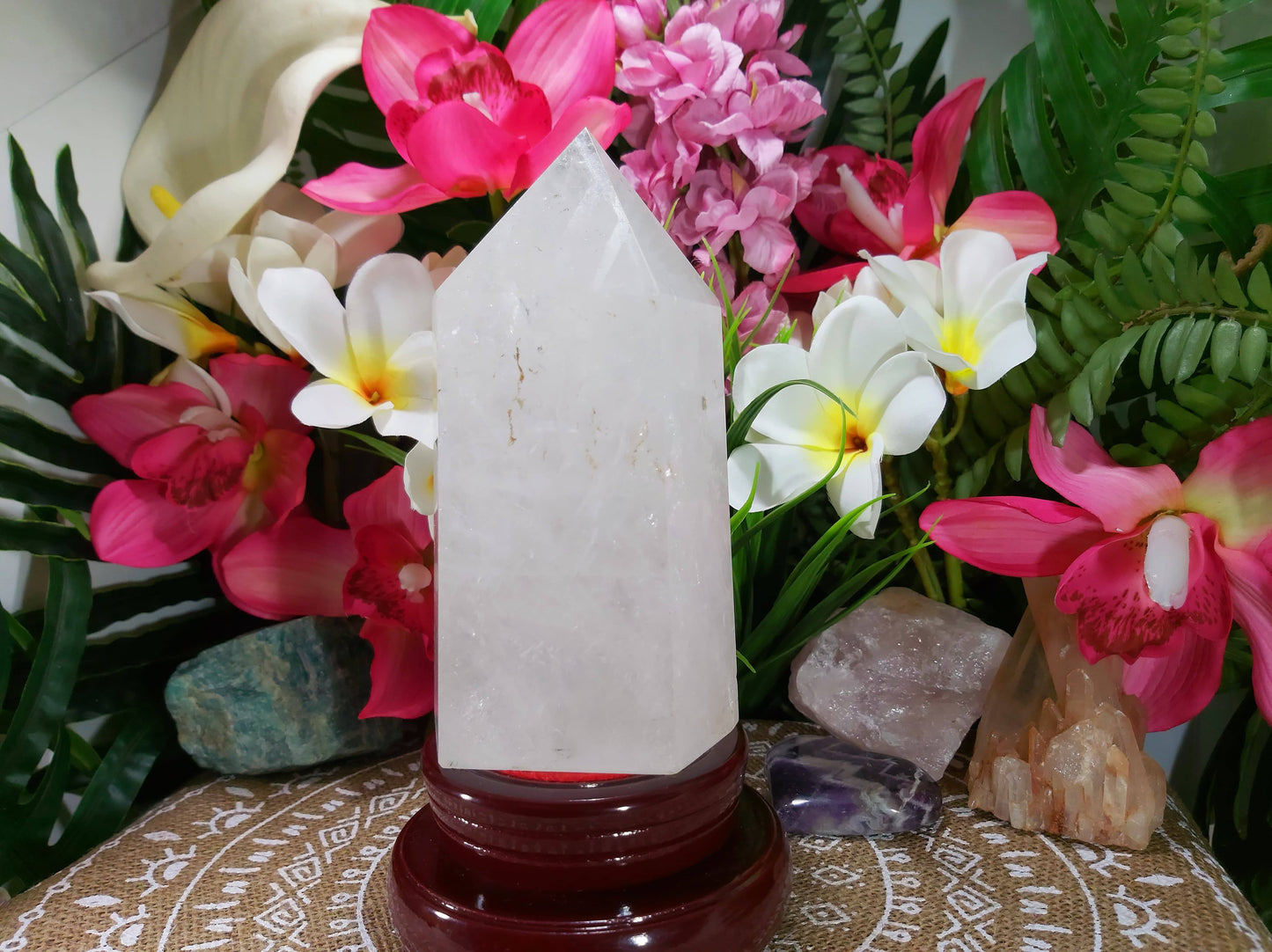 Clear Quartz Crystal 1006 gms (GEM17)