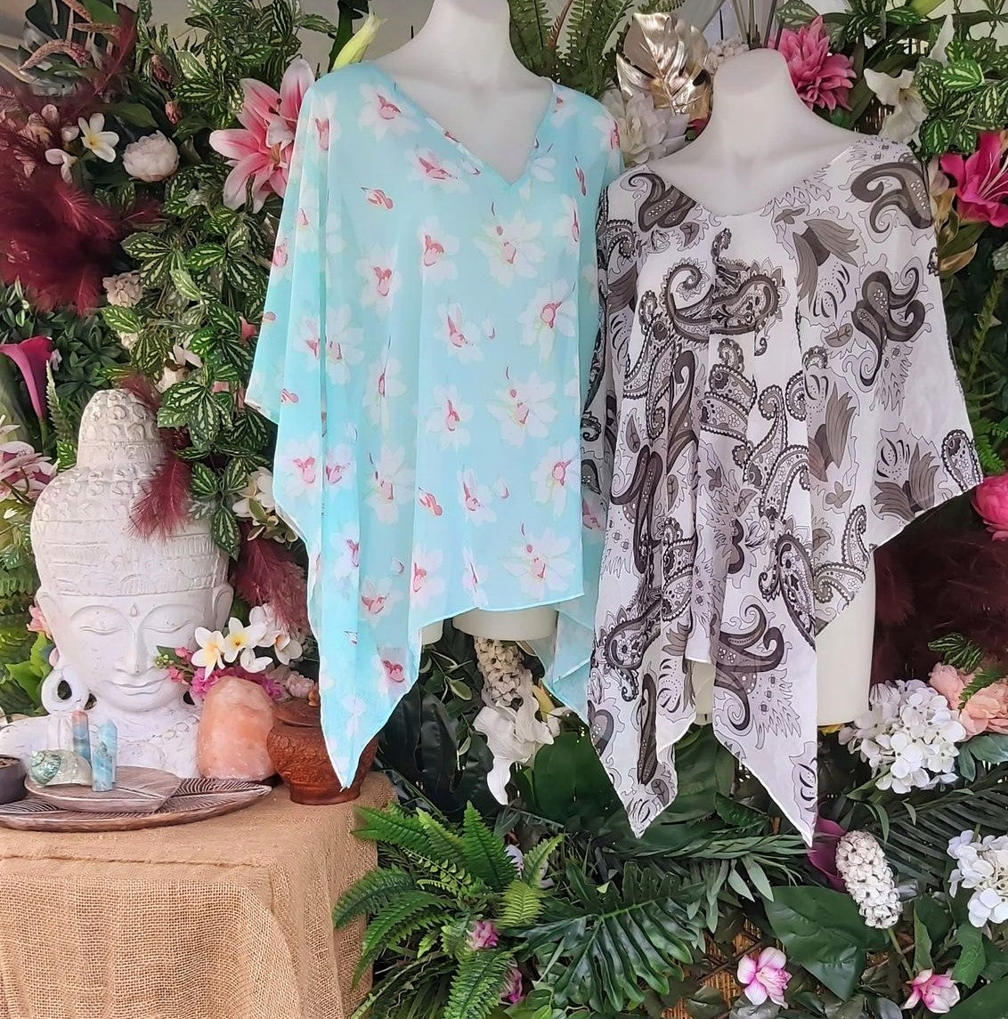 Oversized Relax Fit Beach Cover-Up Bohemian Kaftan 2 Pack Size 16-18