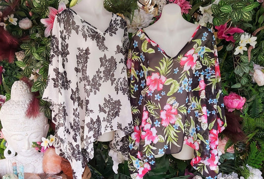 Oversized Relax Fit Beach Cover-Up Bohemian Kaftan 2 Pack Size 16-18