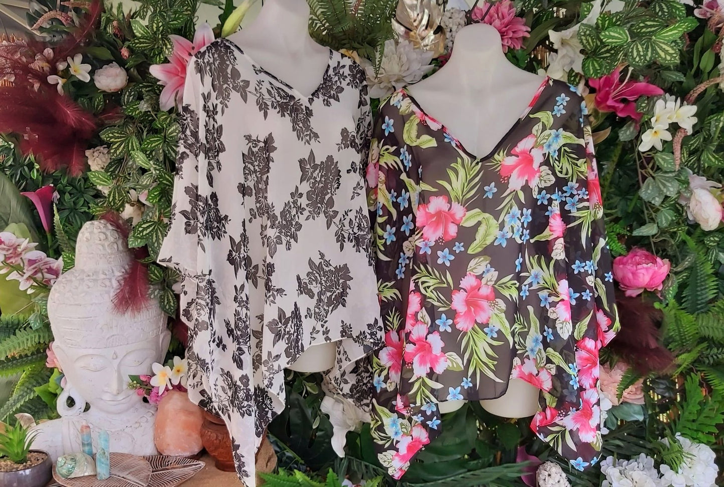 Oversized Relax Fit Beach Cover-Up Bohemian Kaftan 2 Pack Size 16-18