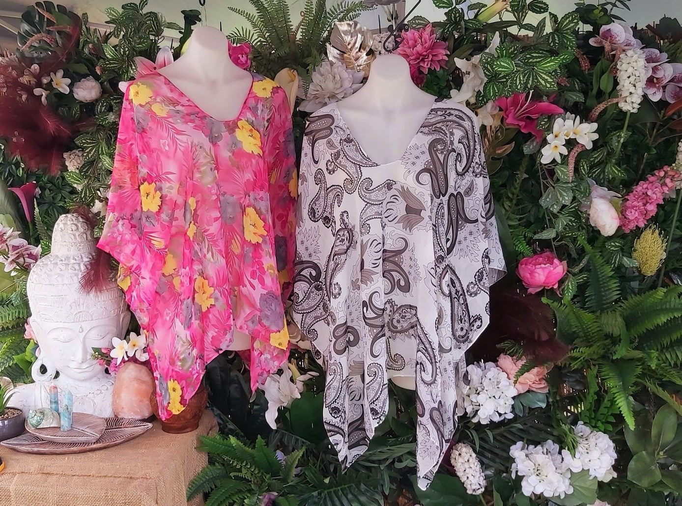 Oversized Relax Fit Beach Cover-Up Bohemian Kaftan 2 Pack Size 16-18