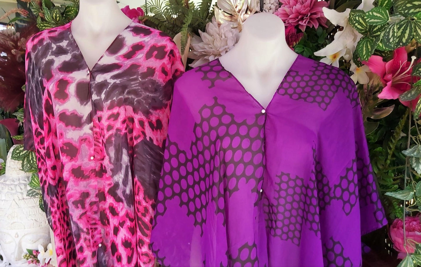 Oversized Relax Fit Beach Cover-Up Bohemian Kaftan 2 Pack Size 12-14