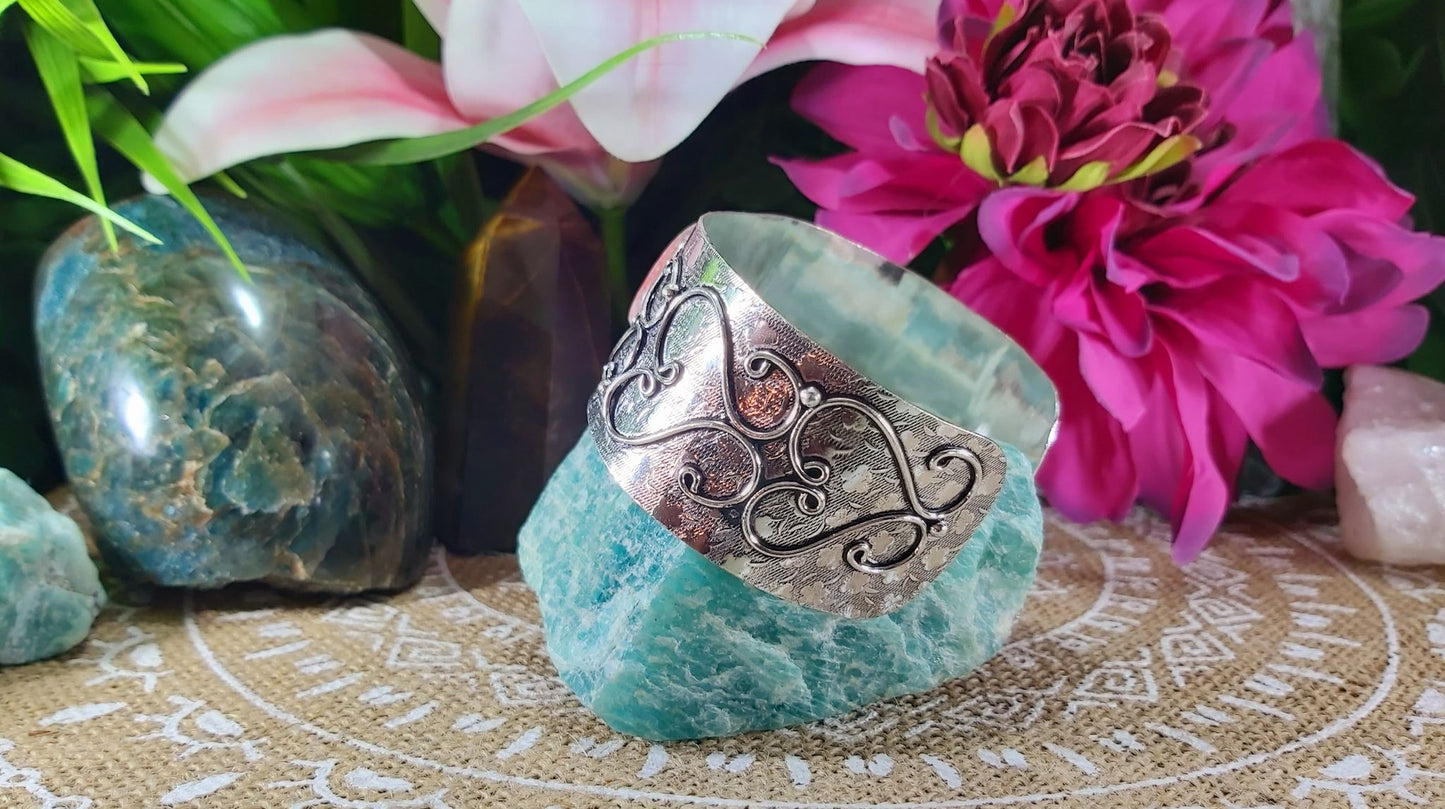 Rhodochrosite Inner Peace Bangle Bracelet (B103)