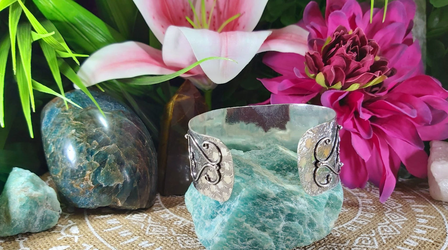 Rhodochrosite Inner Peace Bangle Bracelet (B103)