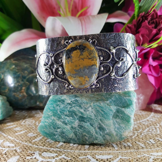 Agate Stability Bangle Bracelet (B128)
