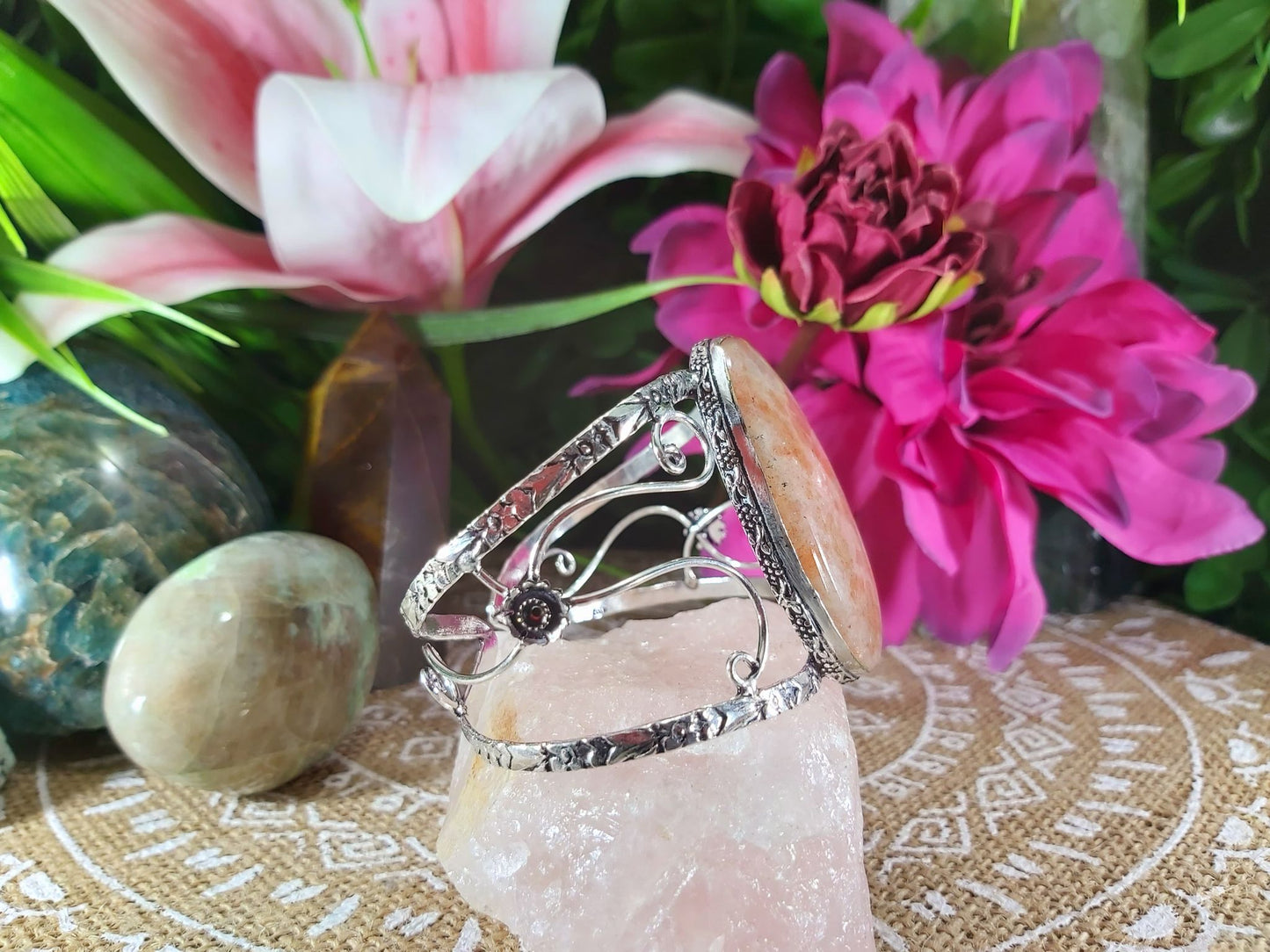 Sandstone Earth Energy Bangle (B66)