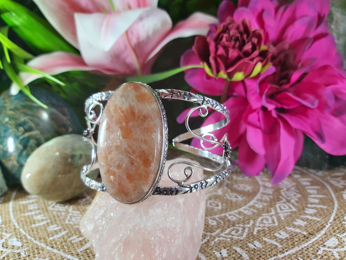 Sandstone Earth Energy Bangle (B66)