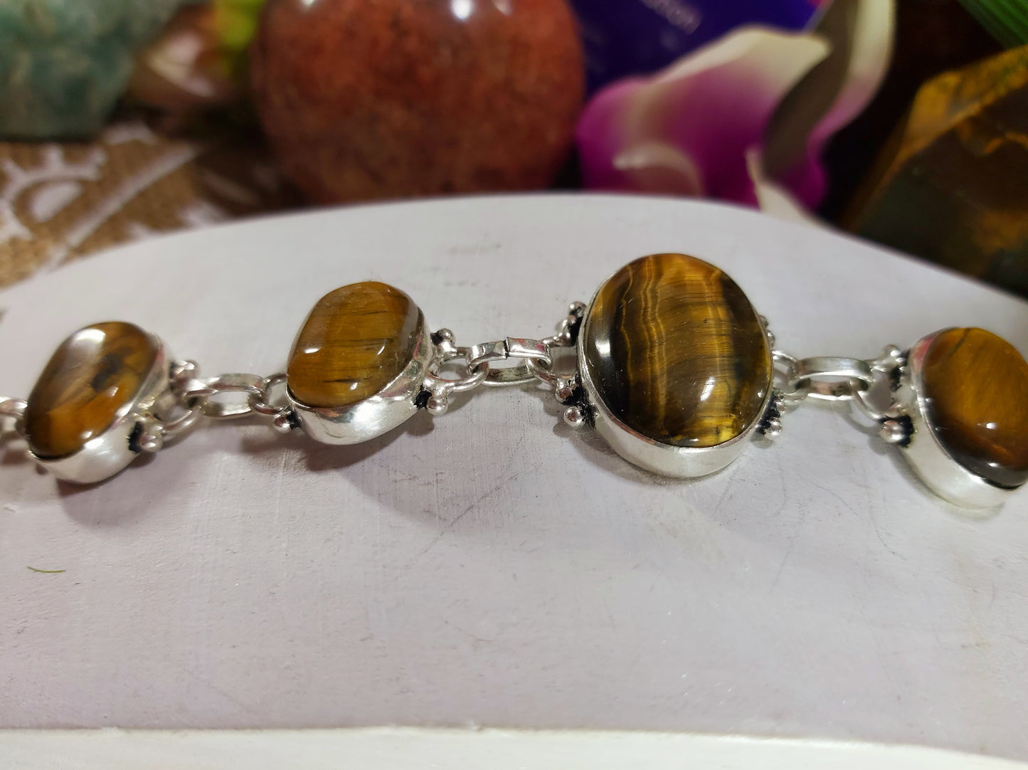 Tiger Eye Bracelet 17.5 cm (BRC55)