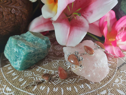 Rhodochrosite Inner Peace Bracelet 18 cm (BRC62)