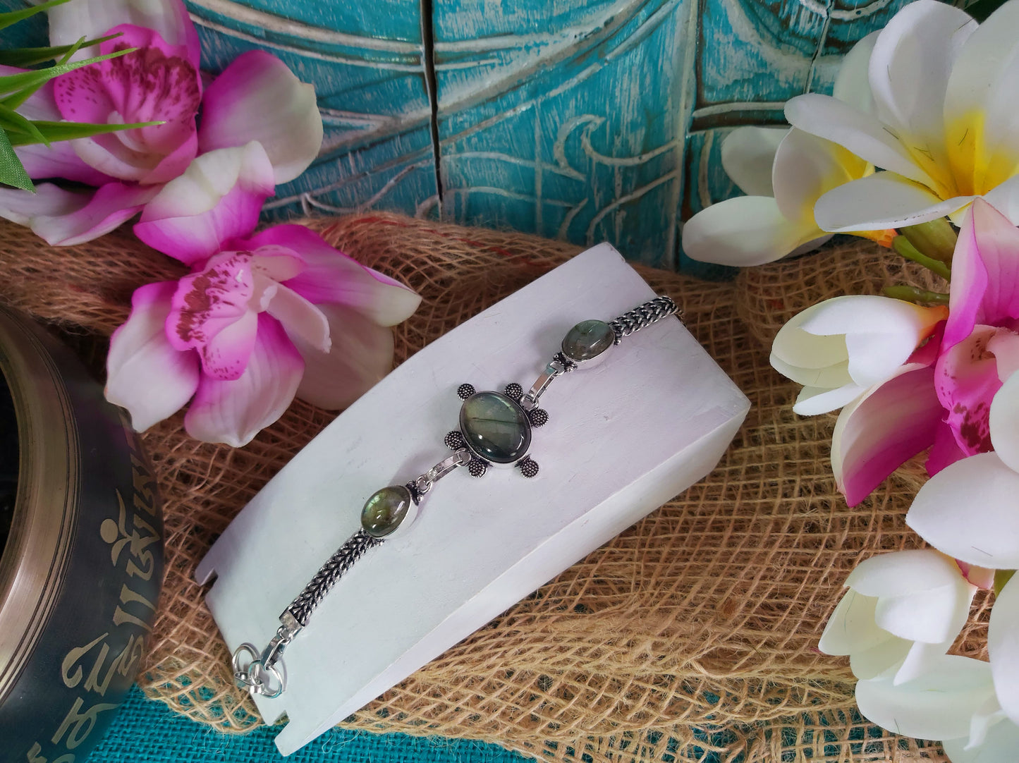 Labradorite Psychic Ability Bracelet 20 cm (BRC9)