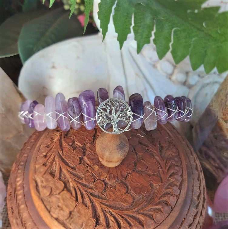 Amethyst Gemstone Crown Tiara Baroque Handmade (CR11)