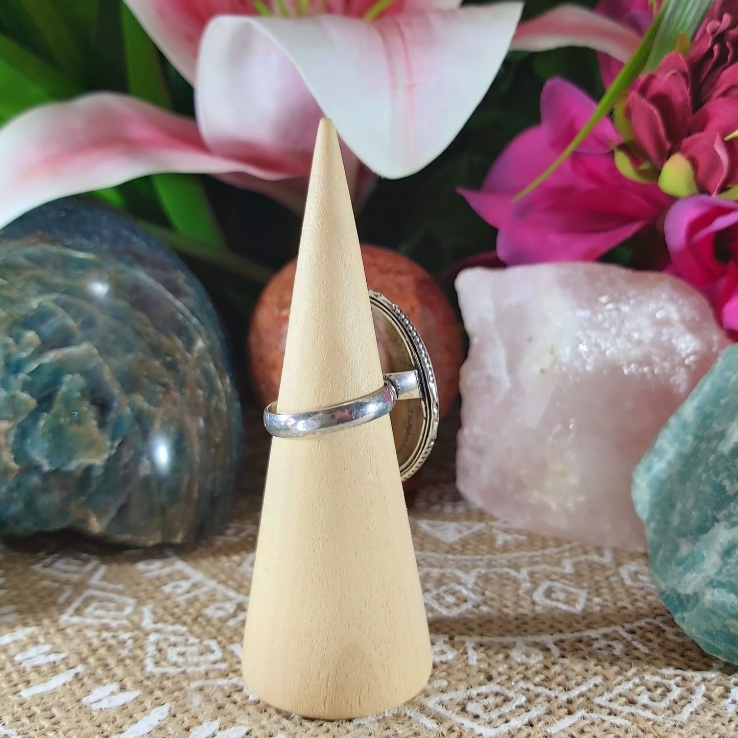 Jasper Supreme Nurturer Ring Size US 7 (E1098)