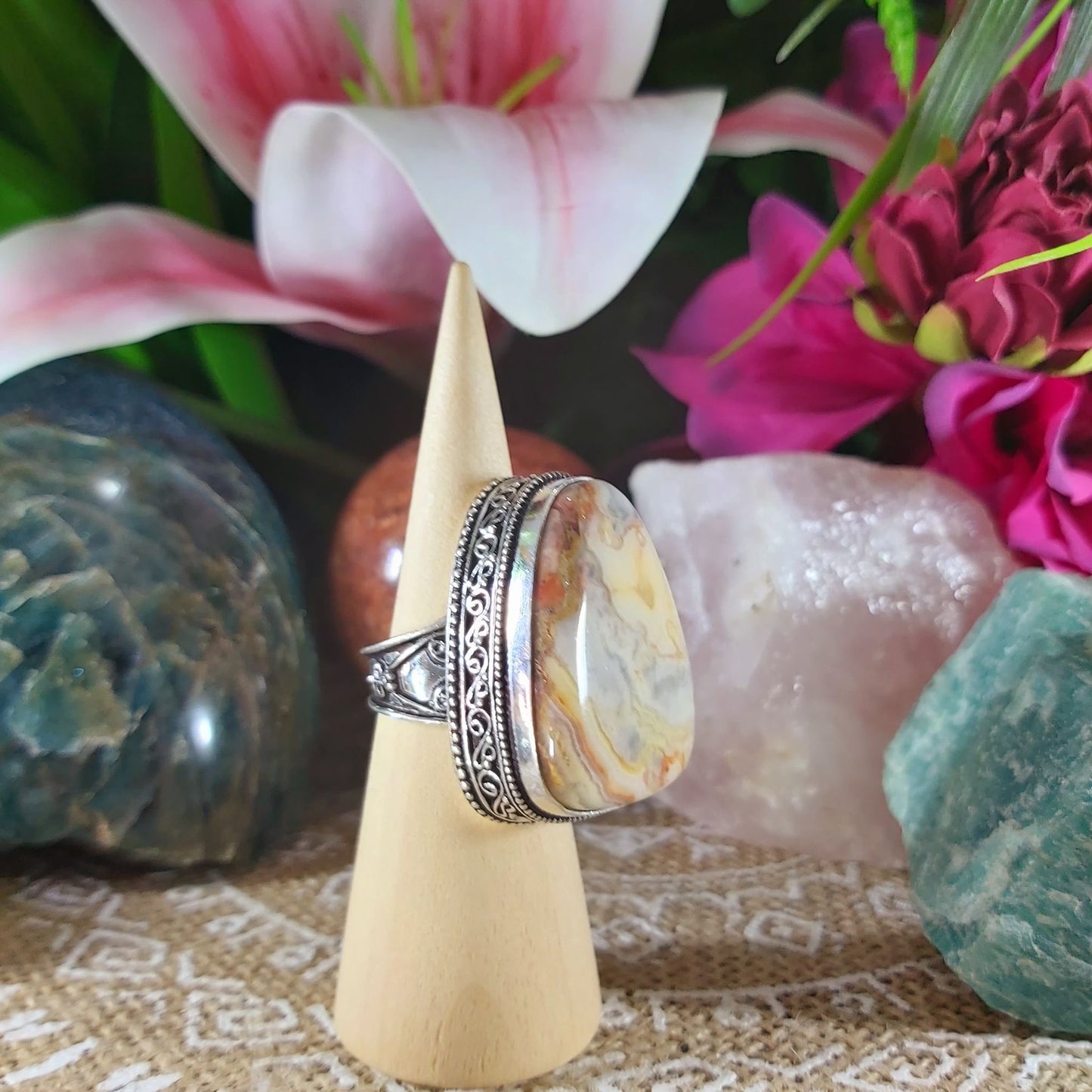 Jasper Supreme Nurturer Ring Size US 8 (E1100)