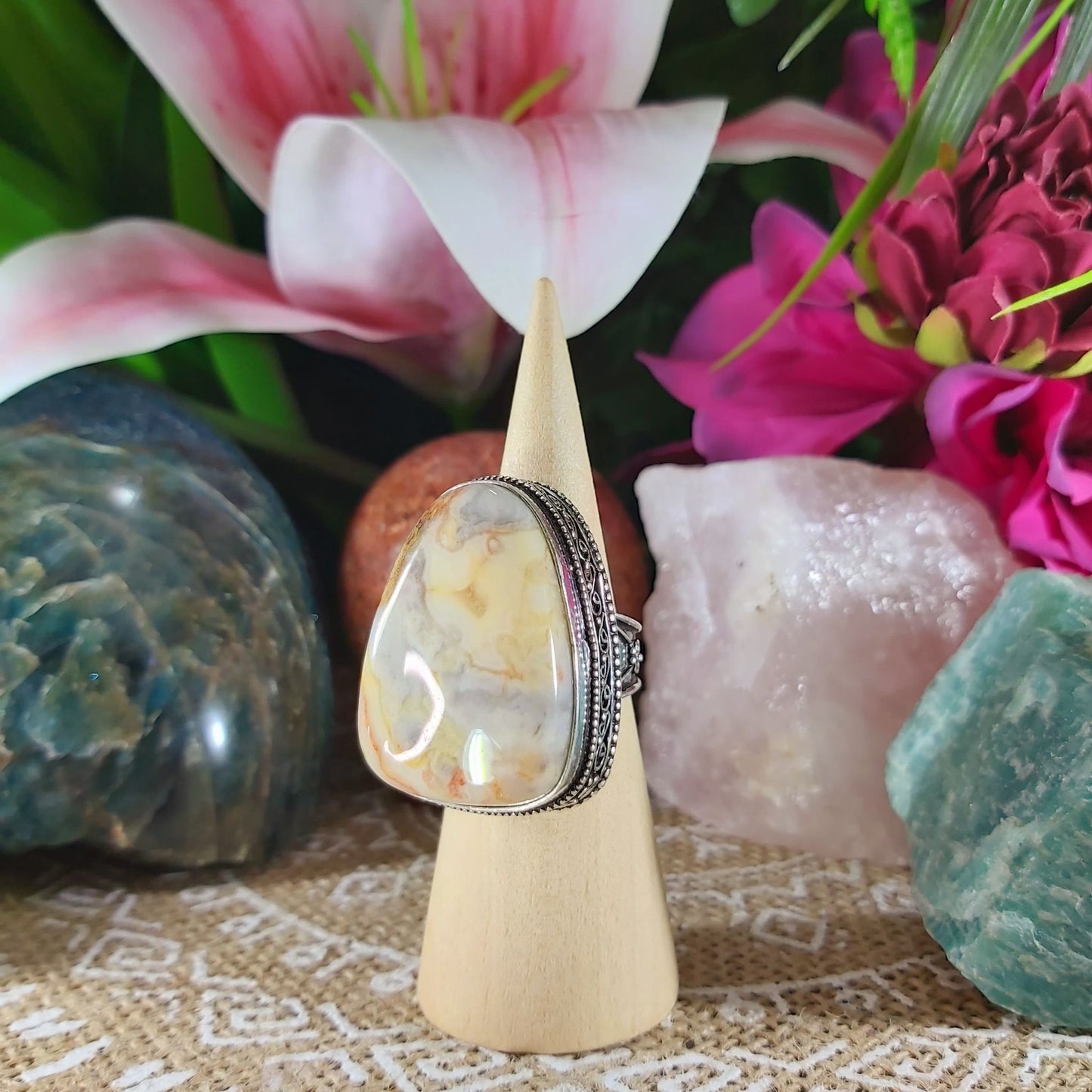 Jasper Supreme Nurturer Ring Size US 8 (E1100)