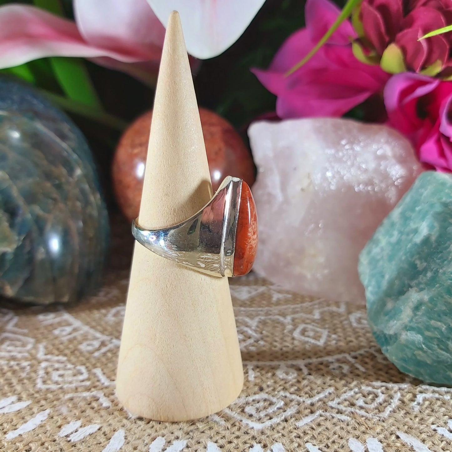 Jasper Supreme Nurturer Ring Size US 8 (E1101)