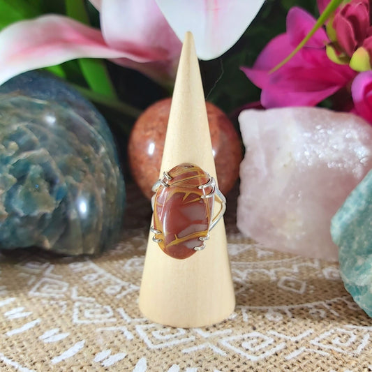 Jasper Supreme Nurturer Ring Size US 10 (E1106)