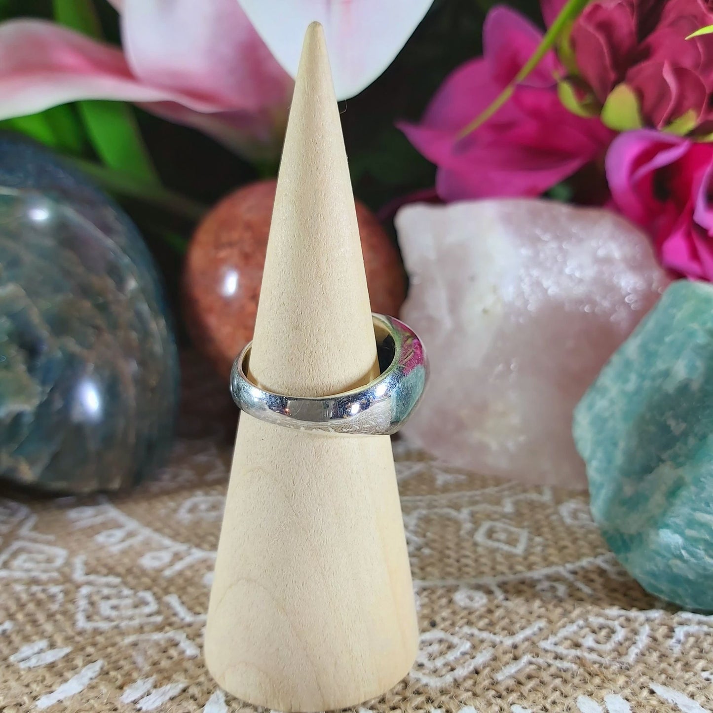 Turquoise Acceptance Gemstone Ring Size US 8 (E1112)