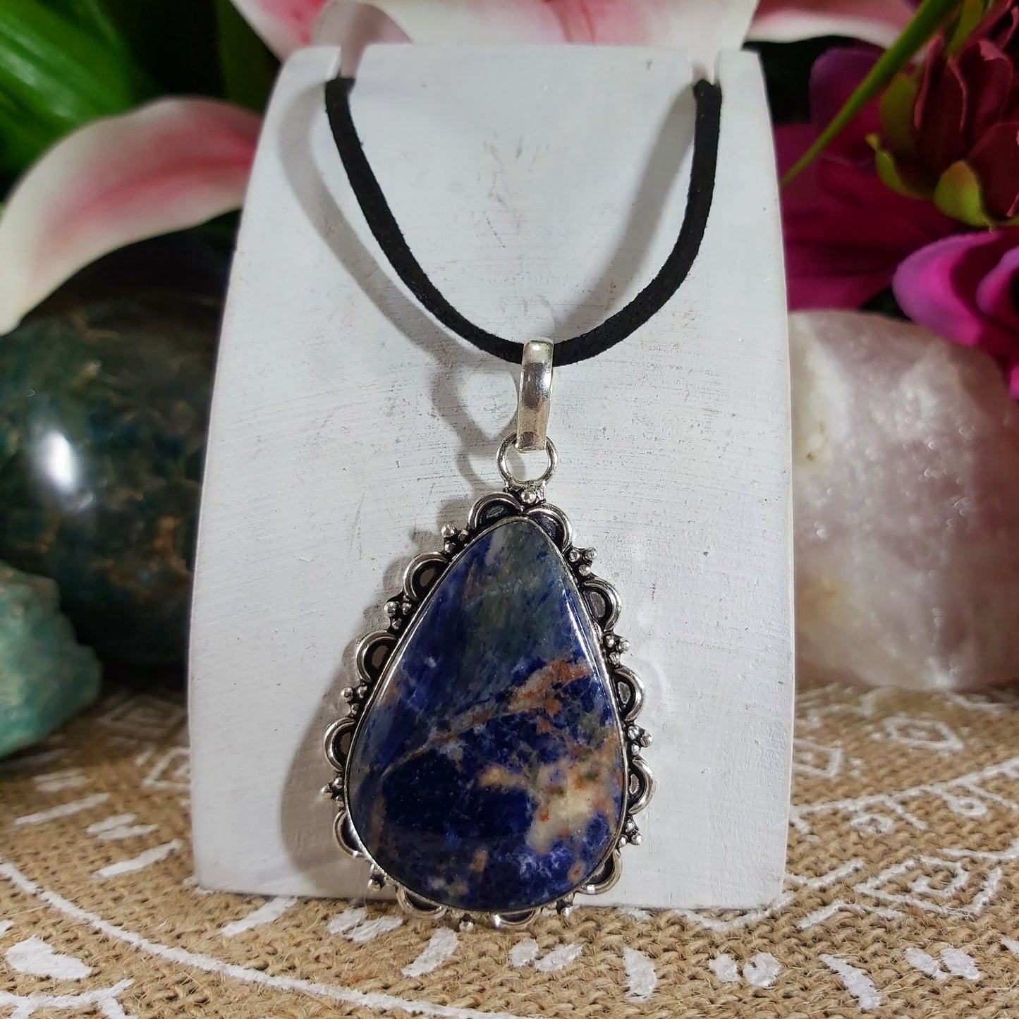 Sodalite Self-Acceptance Pendant (E1146)
