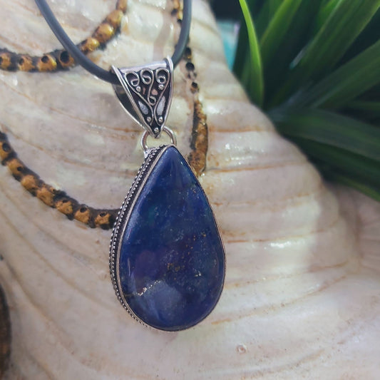 Lapis Lazuli Self-Awareness & Clarity Pendant (E1463)