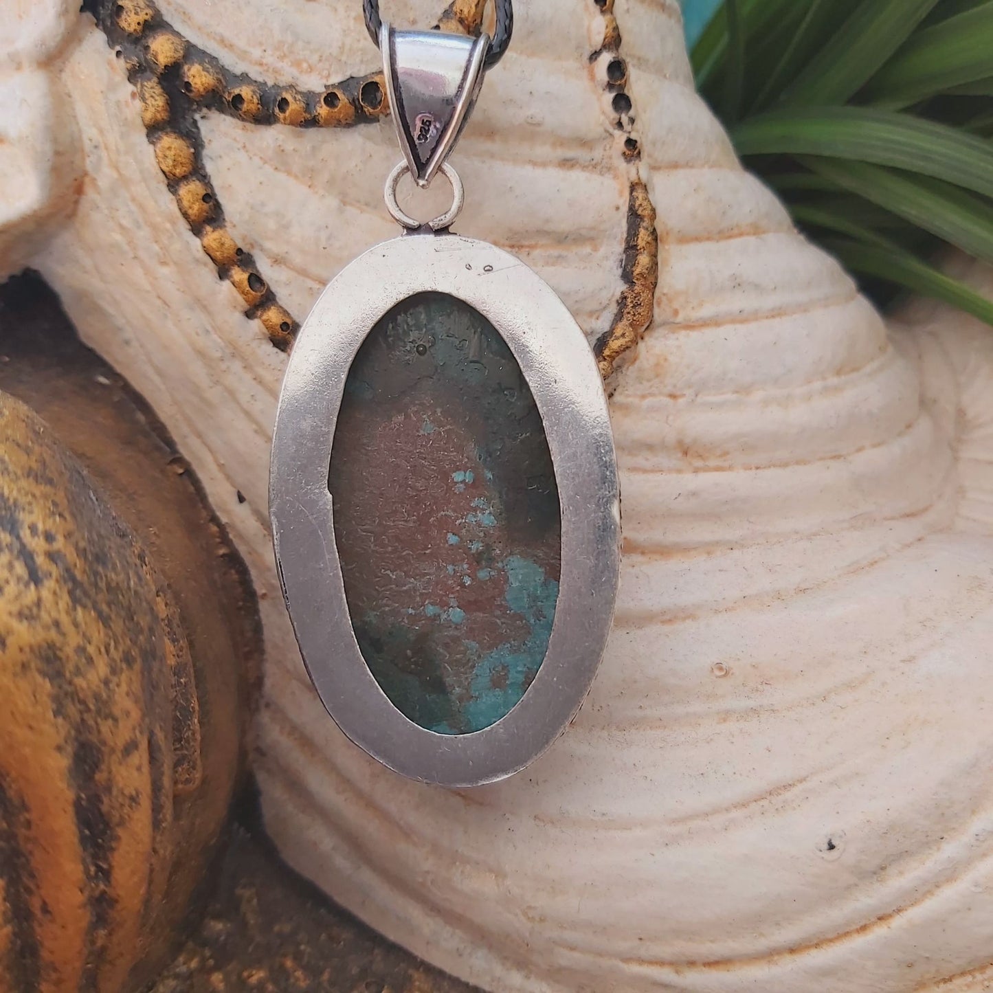 Turquoise Acceptance & Forgiveness Pendant (E1467)