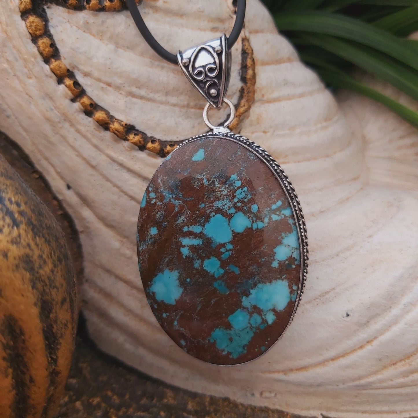 Turquoise Acceptance & Forgiveness Pendant (E1469)