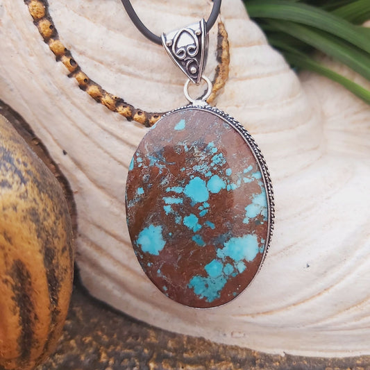 Turquoise Acceptance & Forgiveness Pendant (E1469)