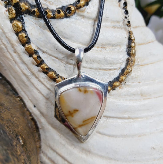 Mookaite Decision Making Gemstone Pendant (E1621)