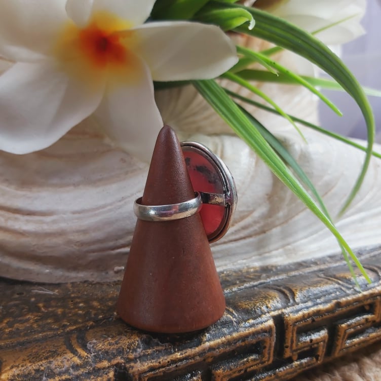 Rhodonite Self-Worth Ring US 6 (E1710)
