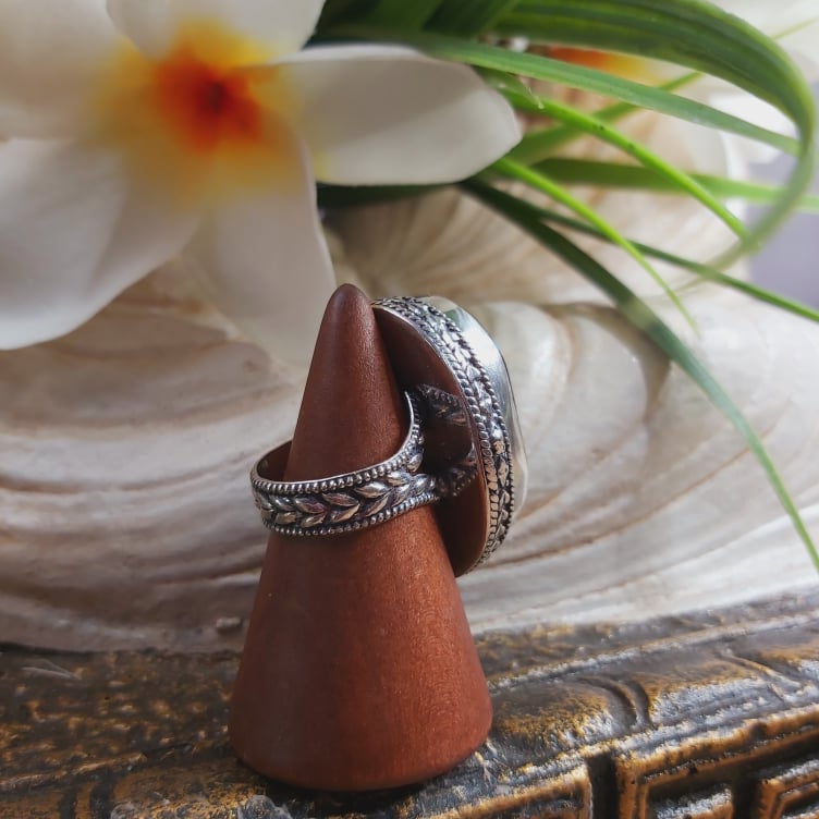 Turquoise Acceptance Gemstone Ring Size US 7.5 (E1712)