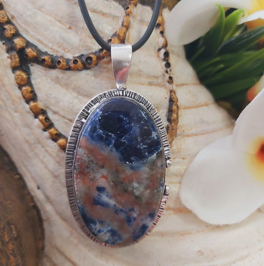 Sodalite Self-Acceptance Pendant (E1802)