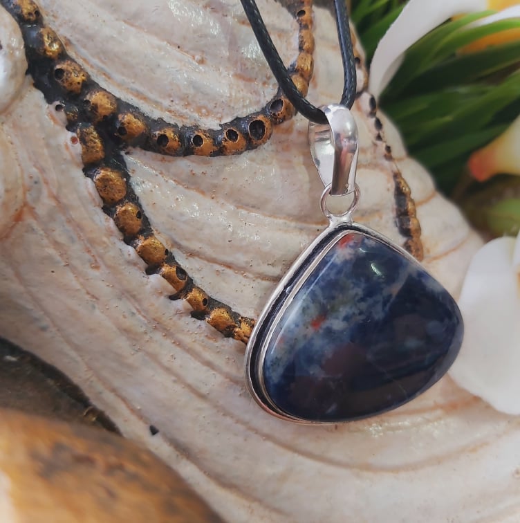 Sodalite Self-Acceptance Pendant (E1803)