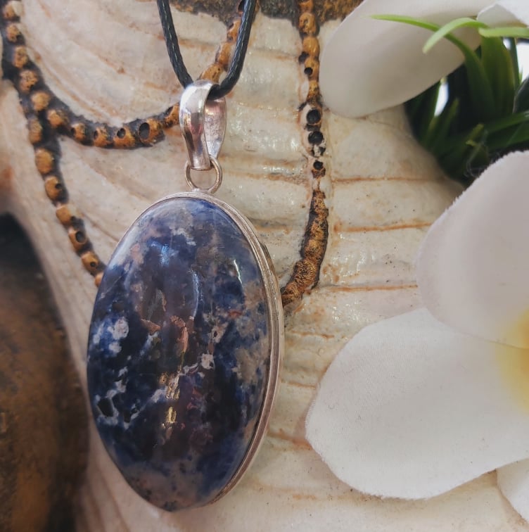 Sodalite Self-Acceptance Pendant (E1804)