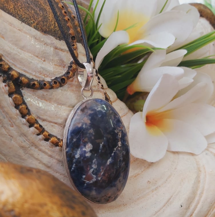 Sodalite Self-Acceptance Pendant (E1804)