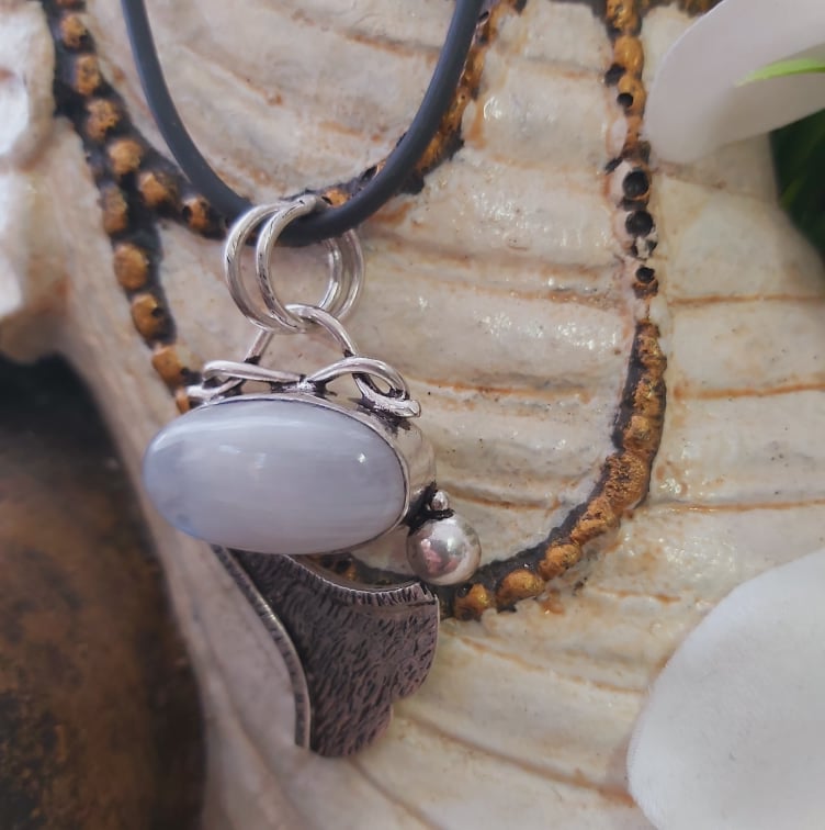Rainbow Moonstone Compassion Pendant (E1813)