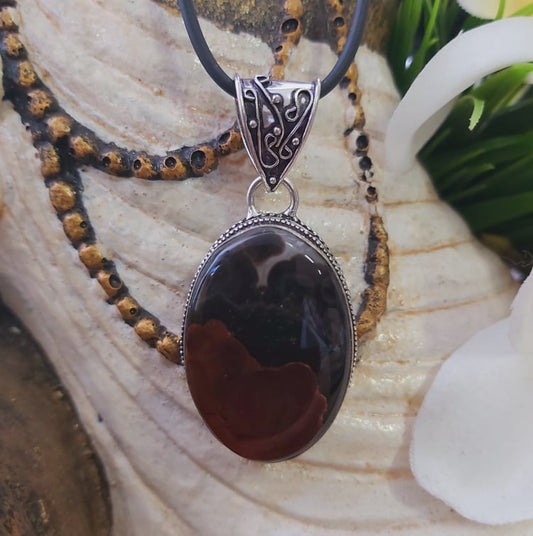 Agate Grounding Gemstone Pendant (E1816)